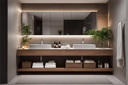 Modern Floating Vanity Bathroom Decor by SEYANTE
